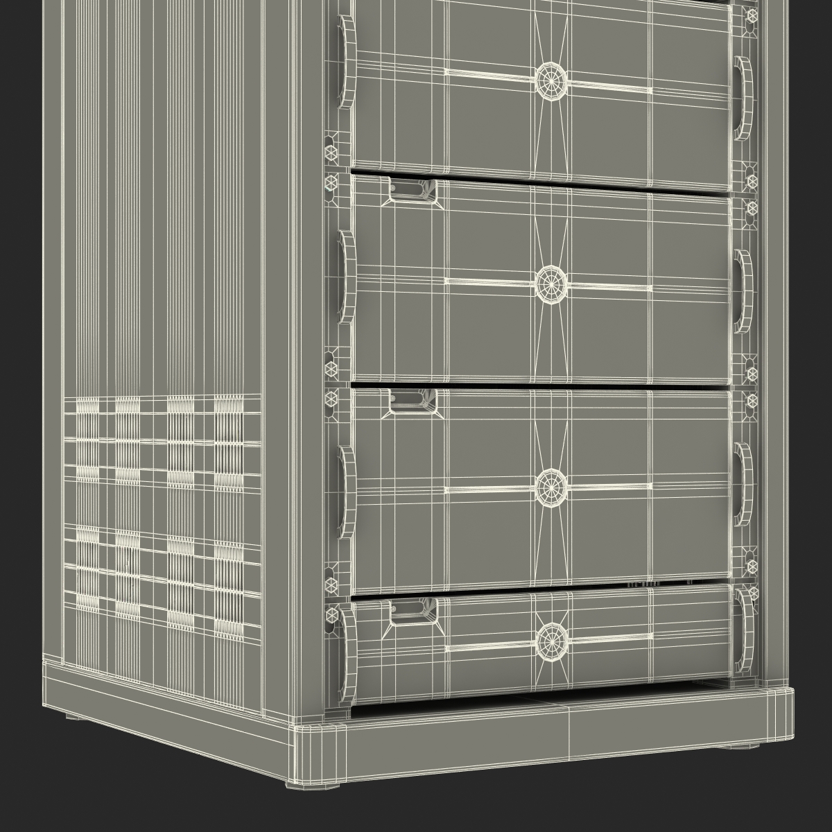 3D model Generic Servers in Rack 2