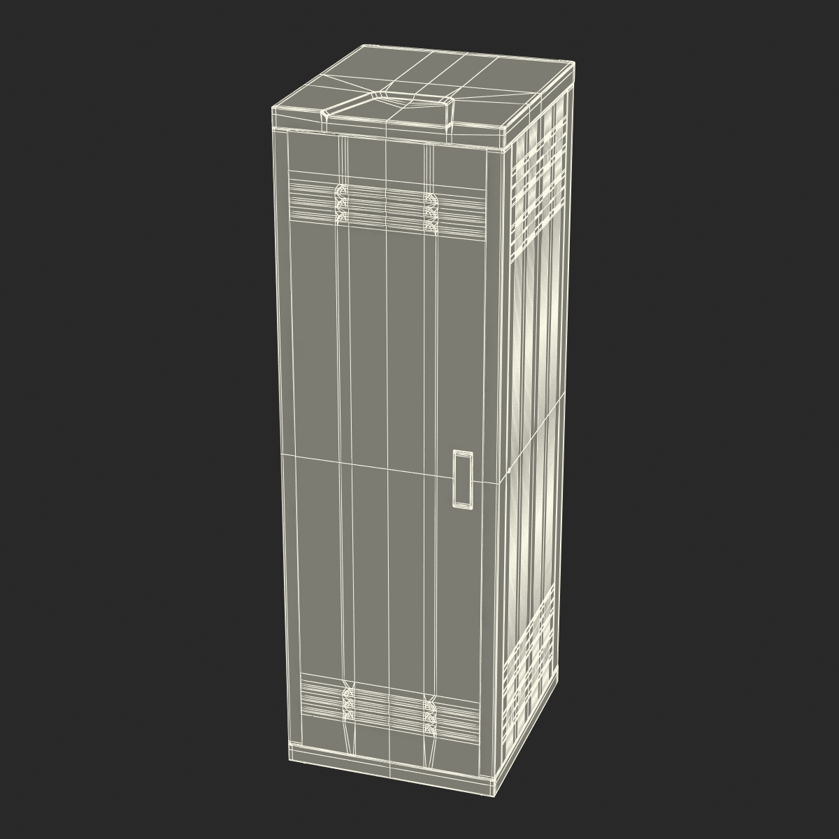 3D model Servers in Rack