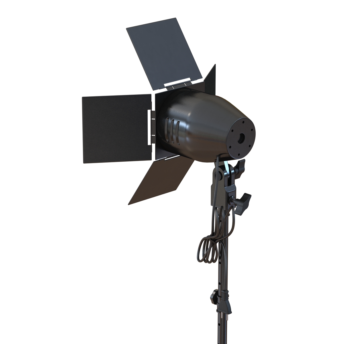 Barn Door Studio Light 3D