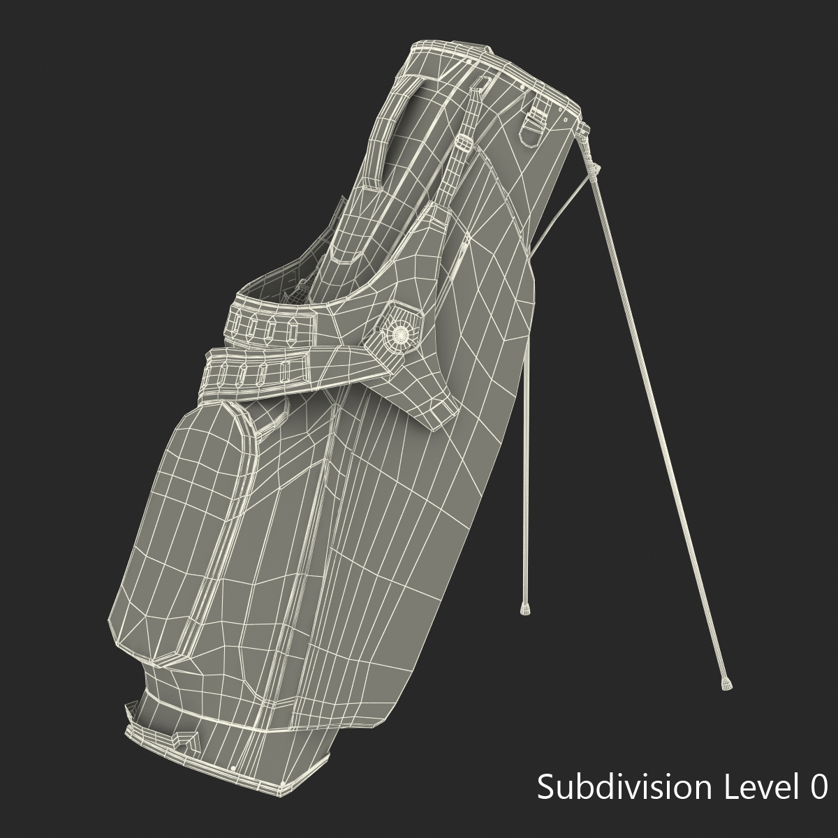 3D Golf Bag 4 Generic model