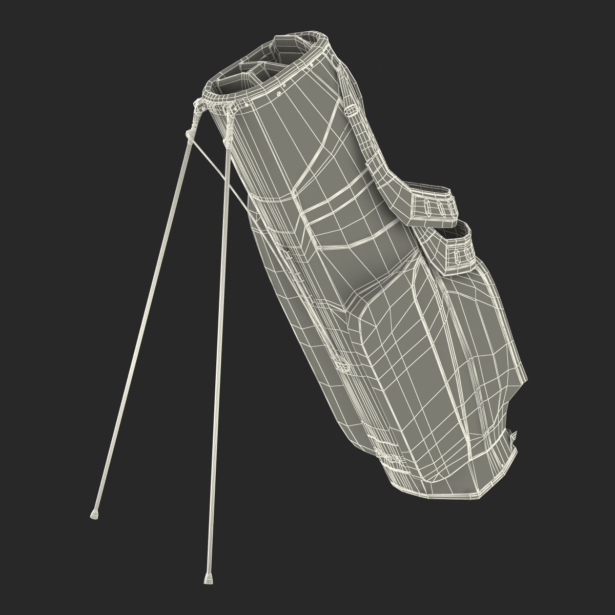 3D Golf Bag 4 Generic model