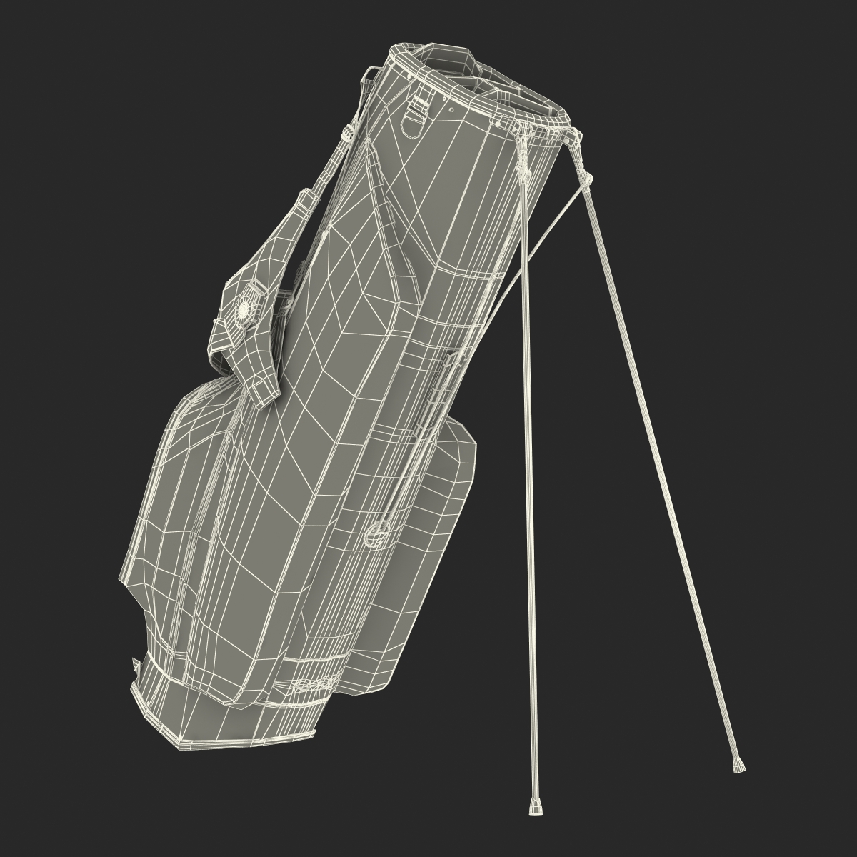 3D Golf Bag 4 Generic model