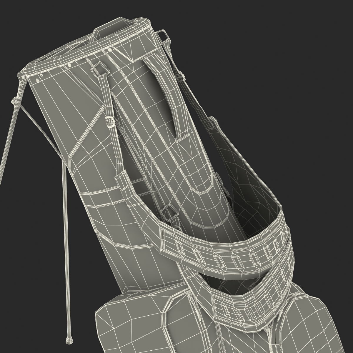 3D Golf Bag 4 Generic model