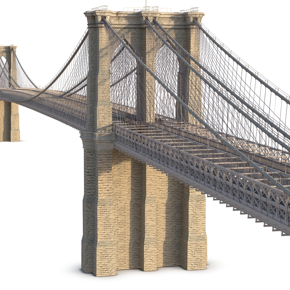 3D model Brooklyn Bridge