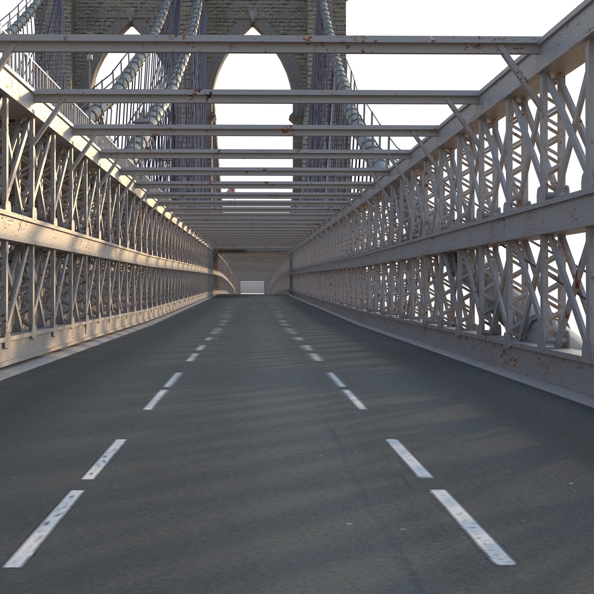 3D model Brooklyn Bridge