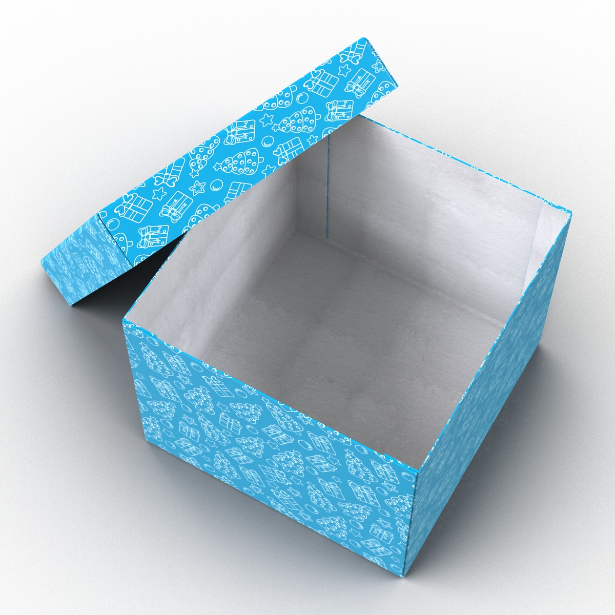 Giftbox Blue 3D