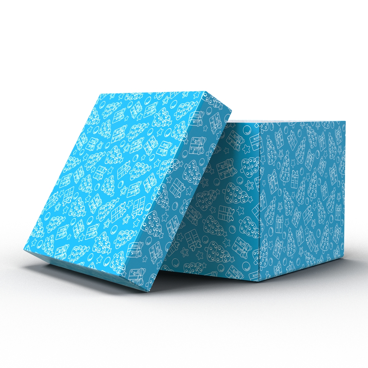 Giftbox Blue 3D