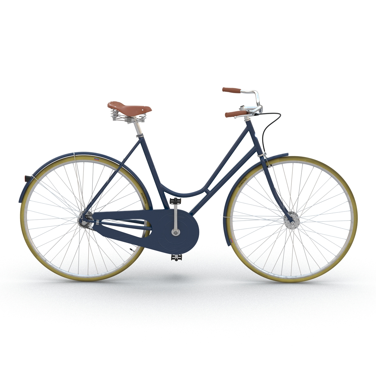 City Bike Blue 3D model