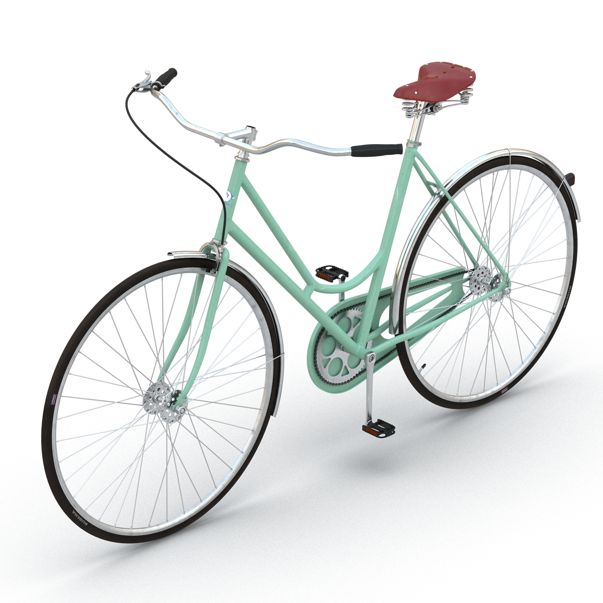 3D model City Bike Green