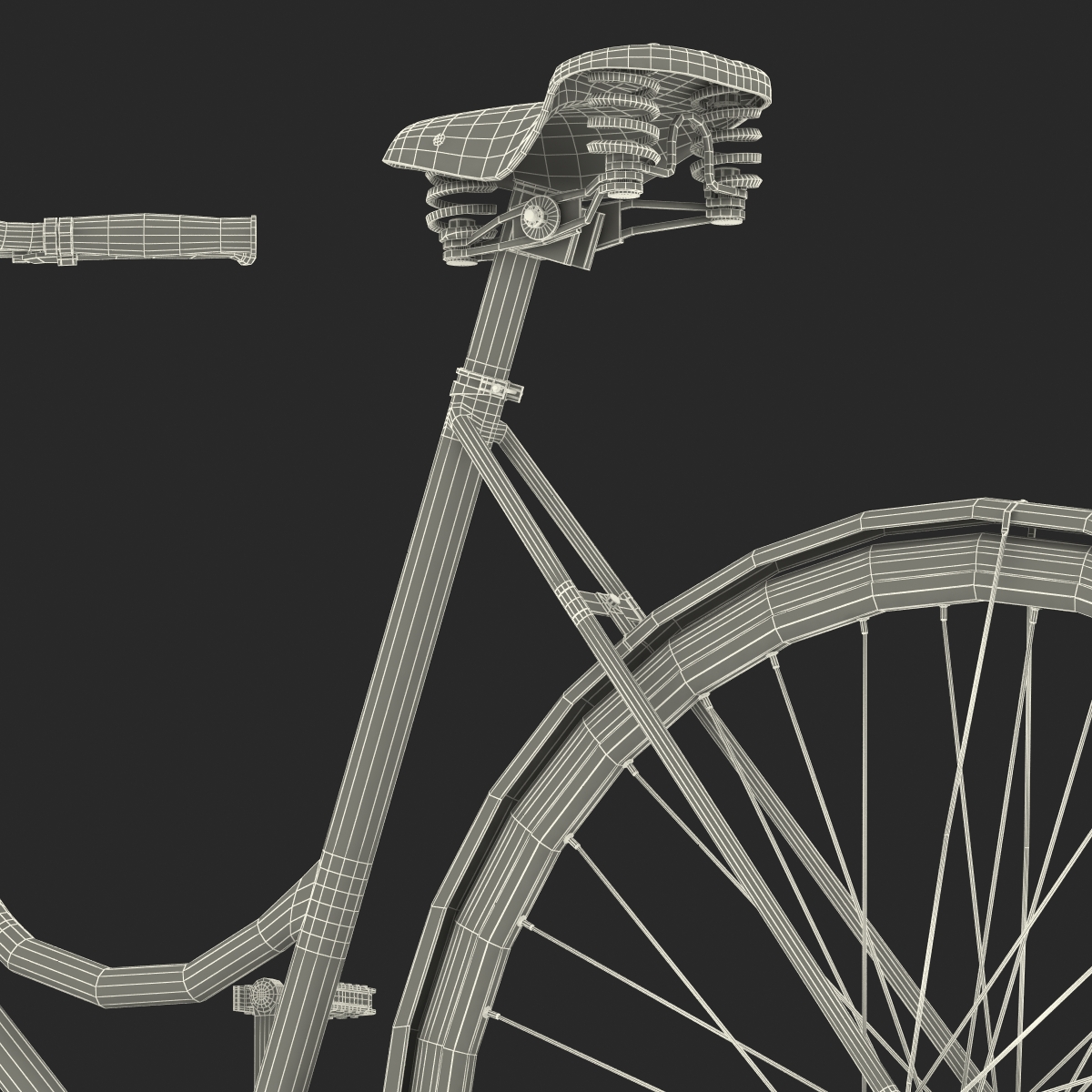 3D model City Bike Green