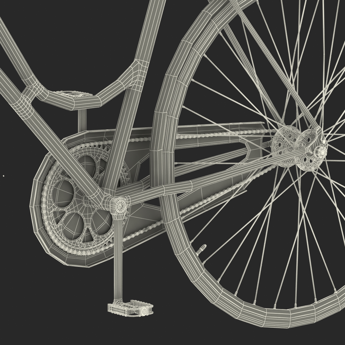 3D model City Bike Green