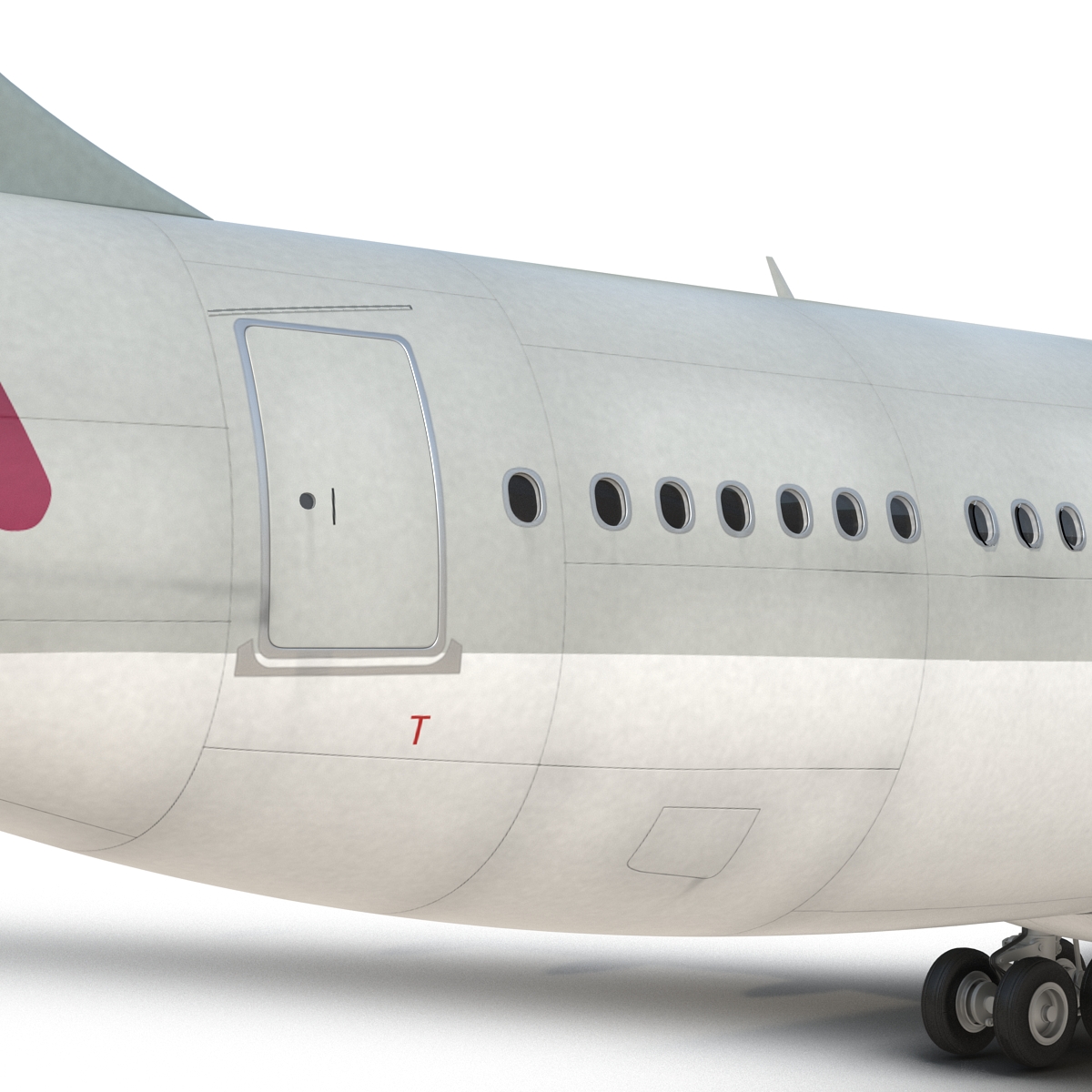 Jet Airliner Airbus A330-200 Qatar 3D model