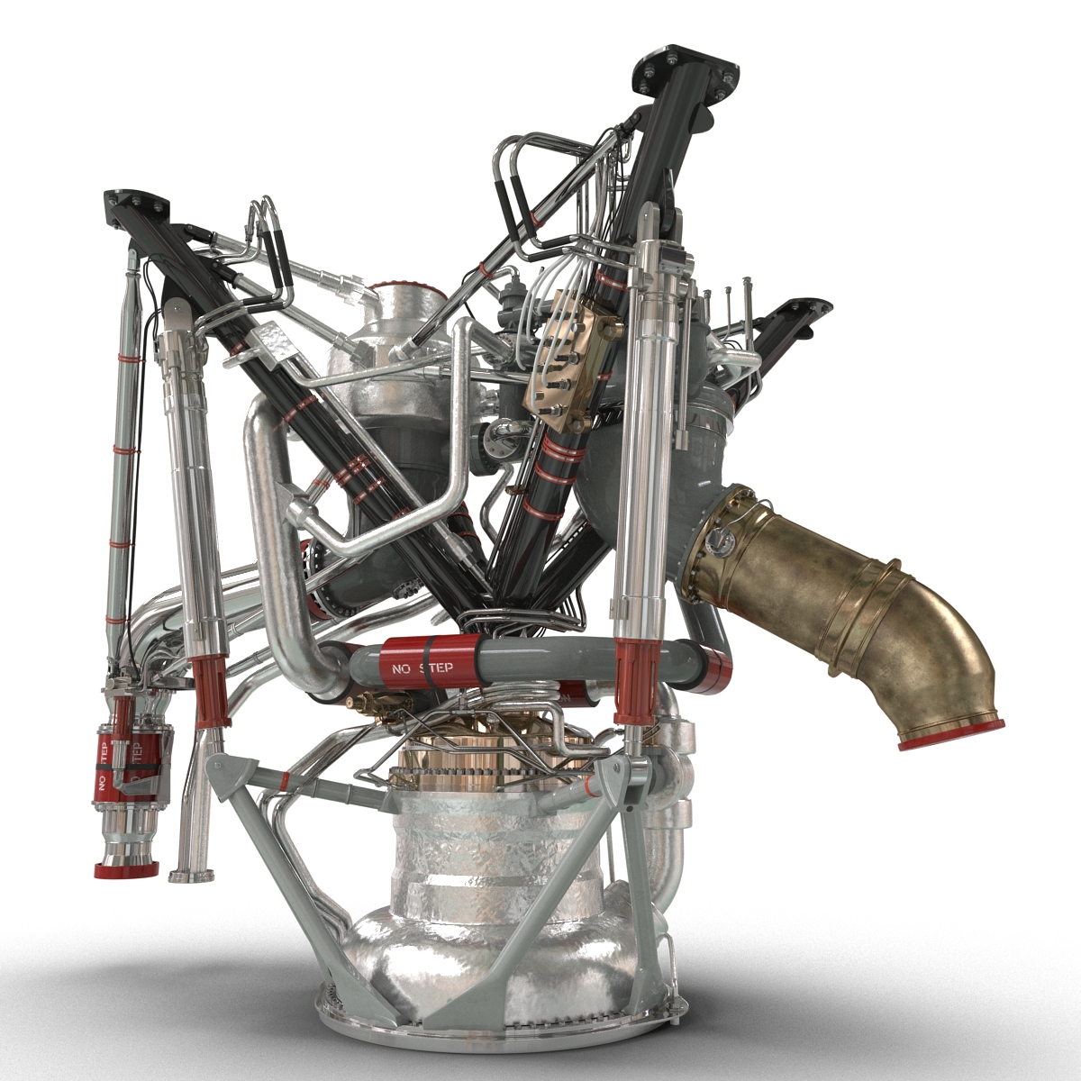 RS-68 Rocket Engine 3D model