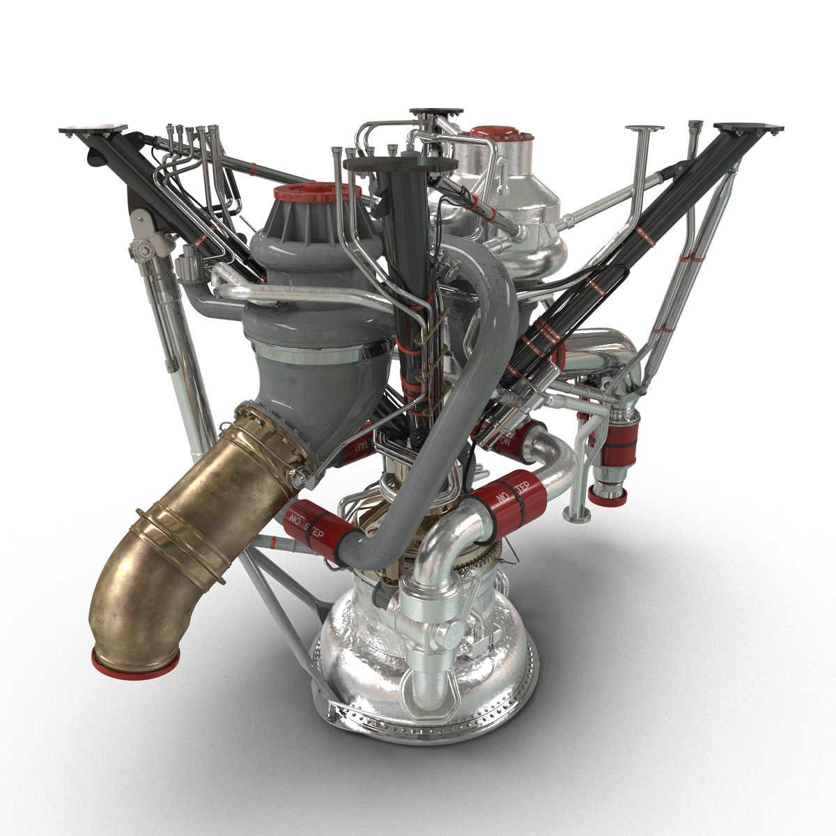 RS-68 Rocket Engine 3D model