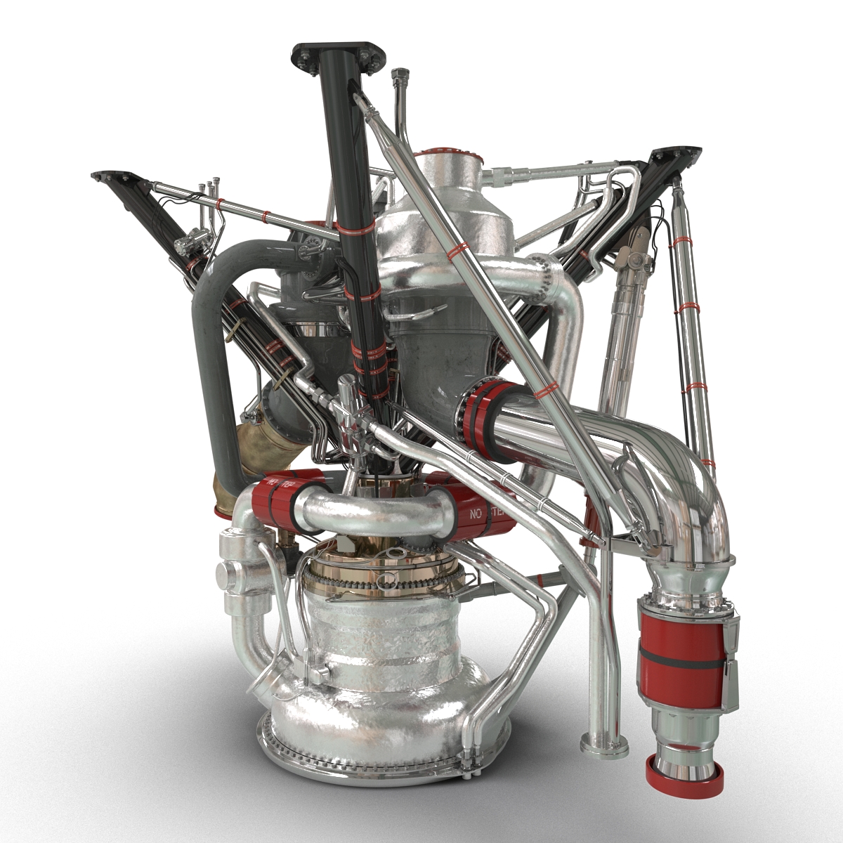 RS-68 Rocket Engine 3D model