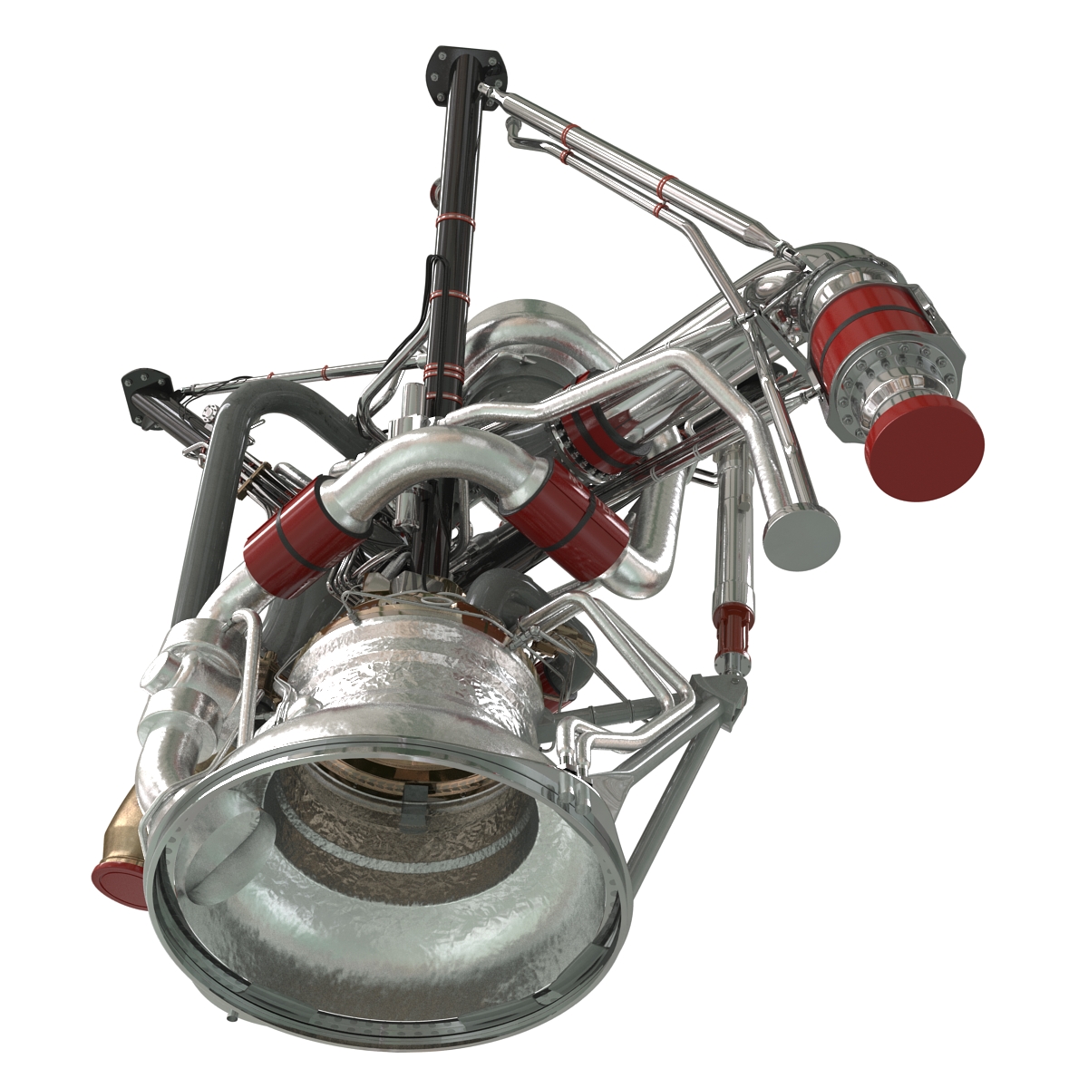 RS-68 Rocket Engine 3D model