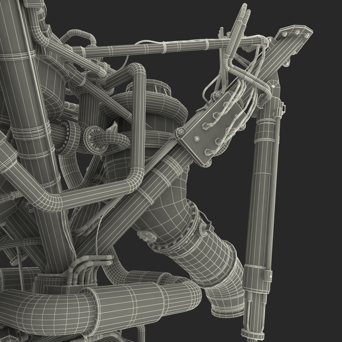 RS-68 Rocket Engine 3D model