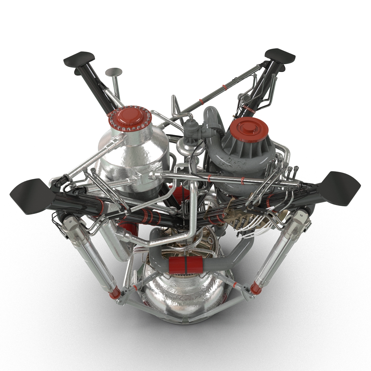 3D model Rocket Engine 2