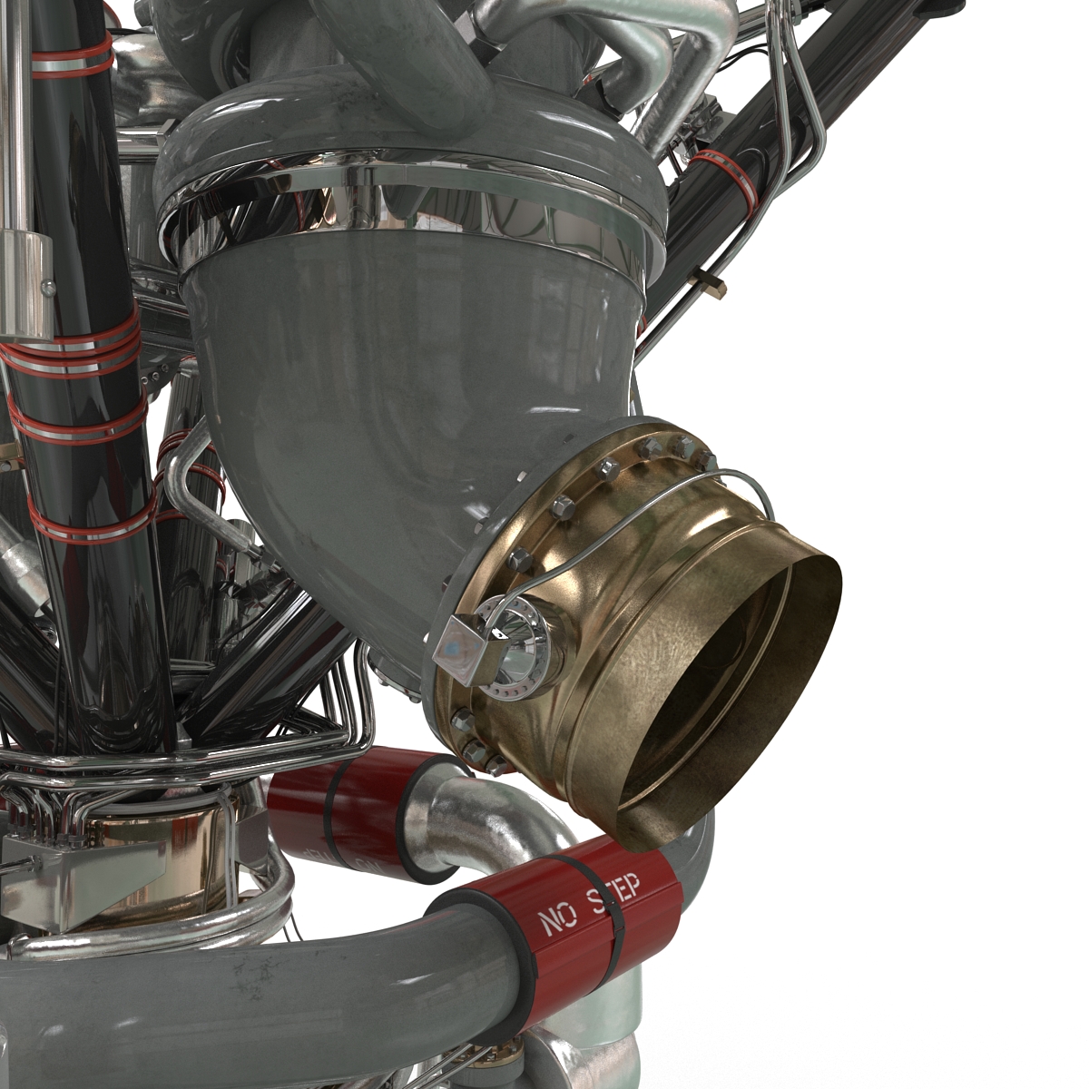 3D model Rocket Engine 2