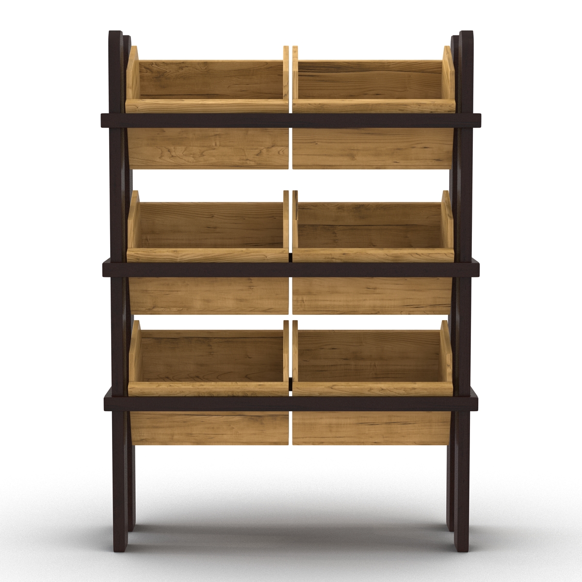 Bakery Display Shelves 3 3D model