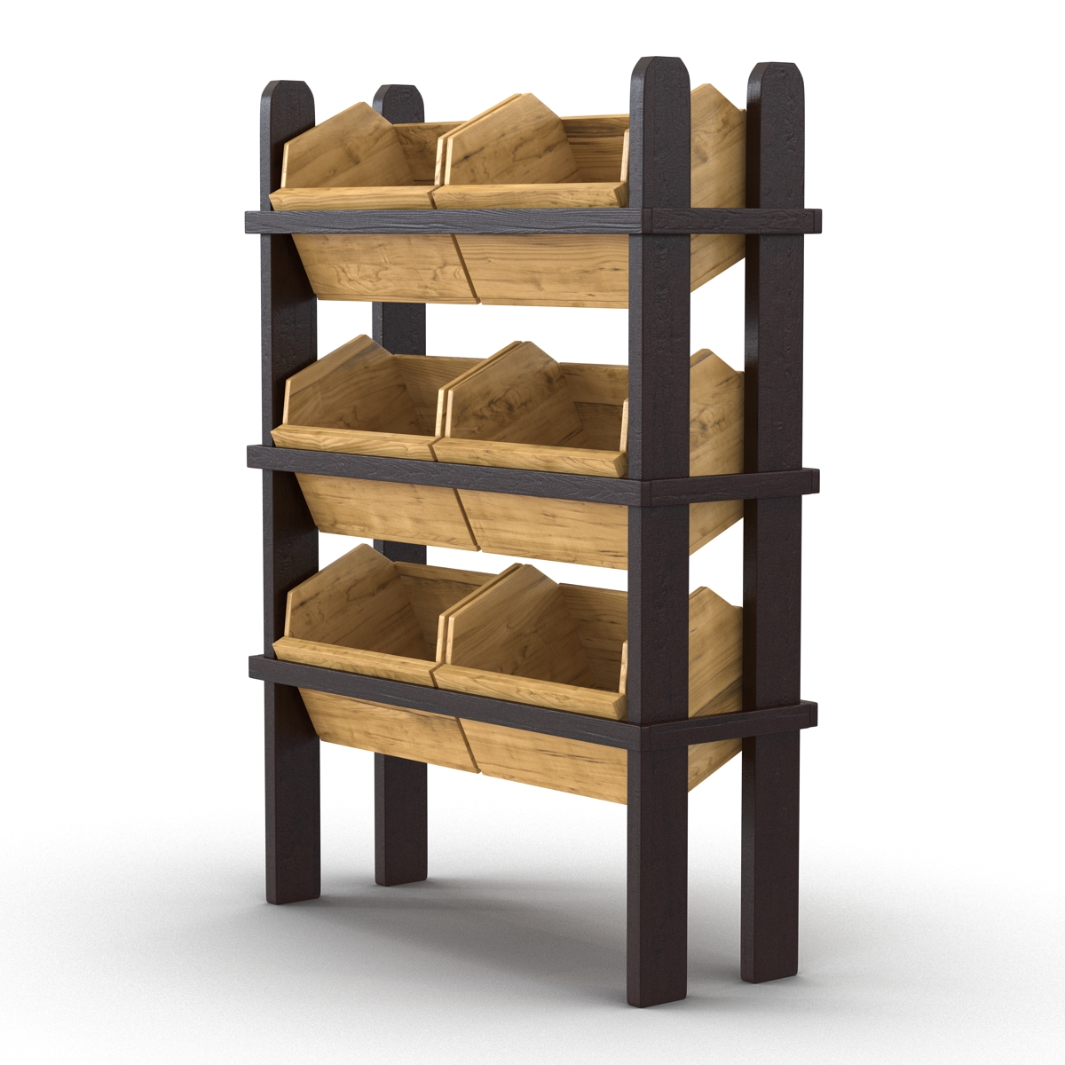 Bakery Display Shelves 3 3D model