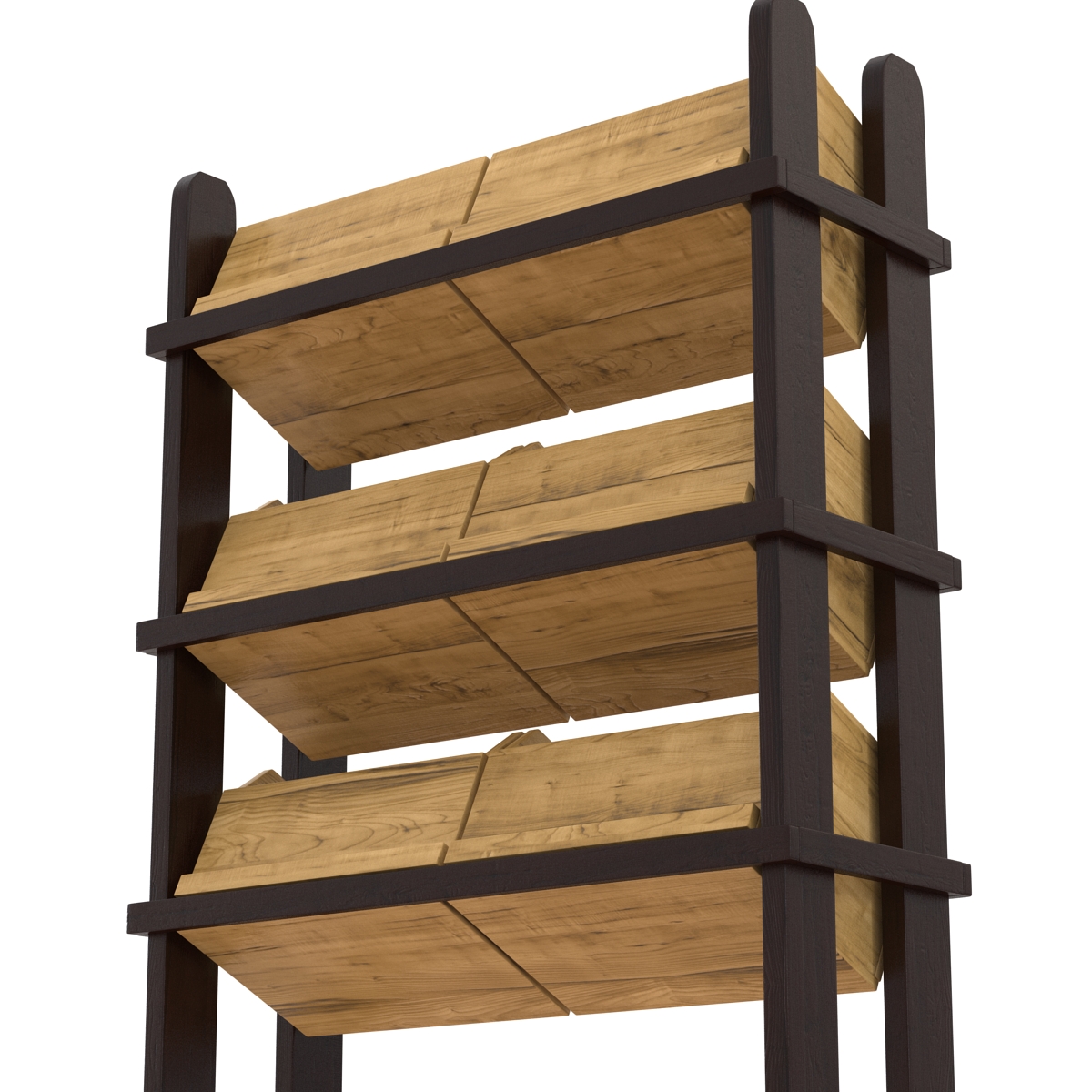 Bakery Display Shelves 3 3D model