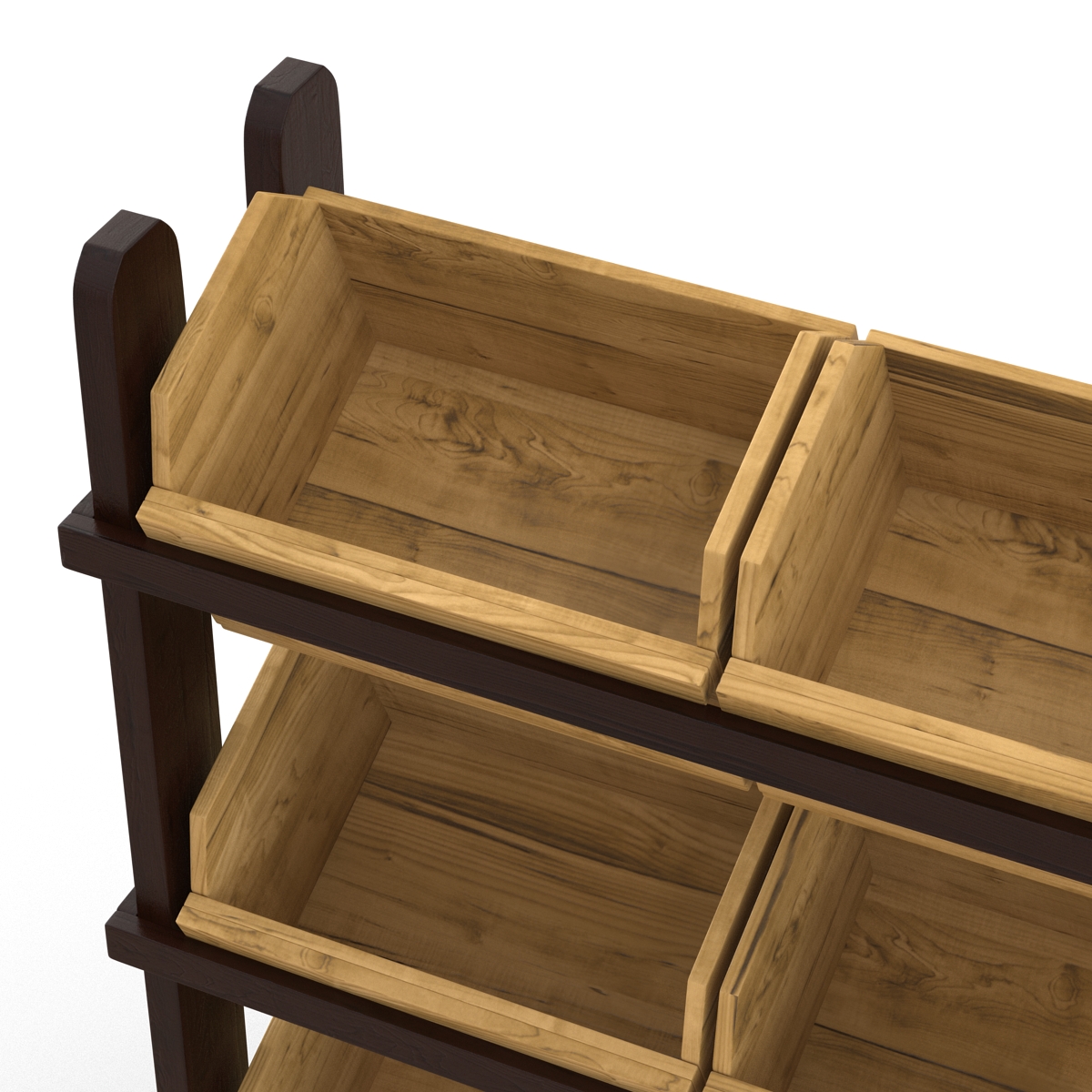 Bakery Display Shelves 3 3D model