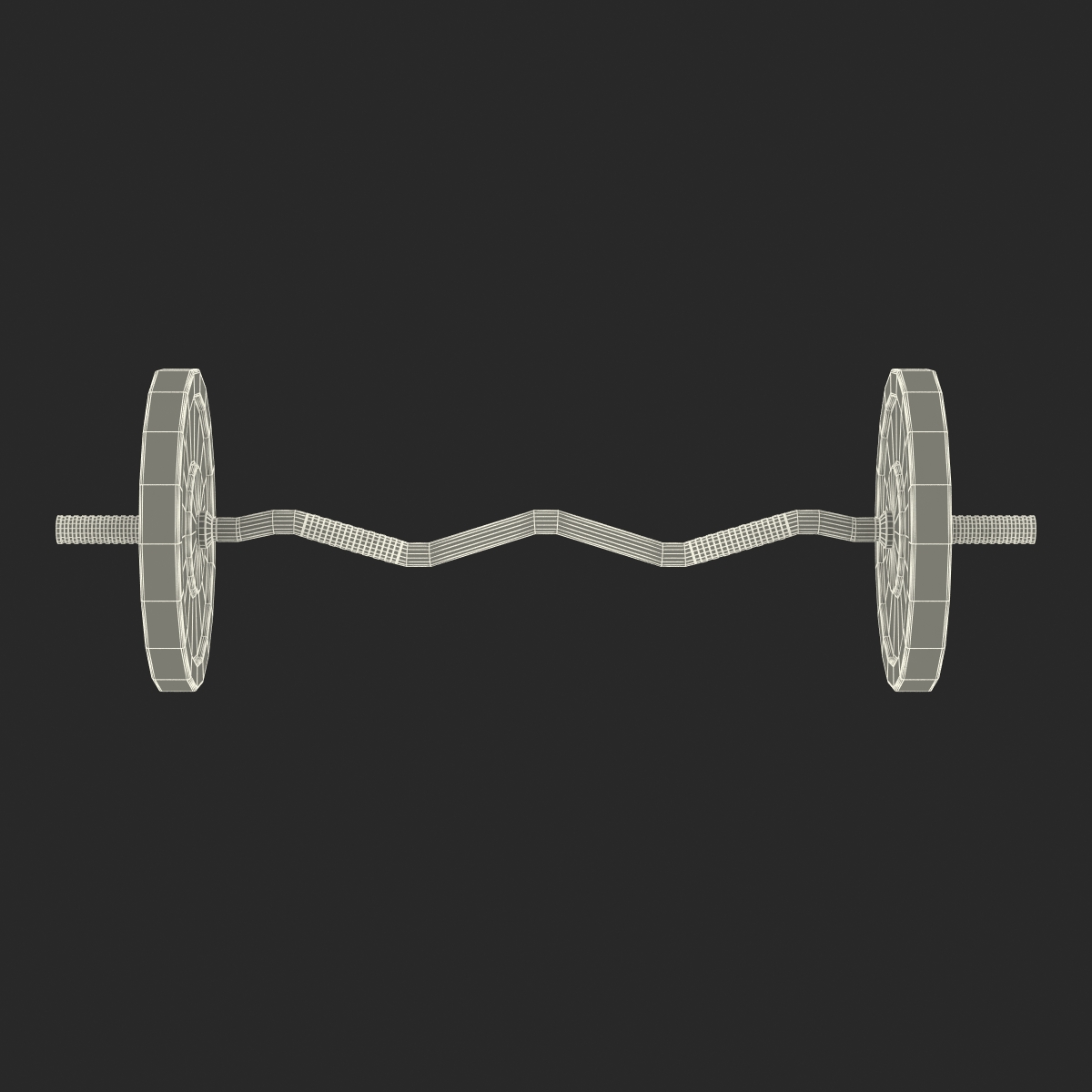 Barbell 3D model