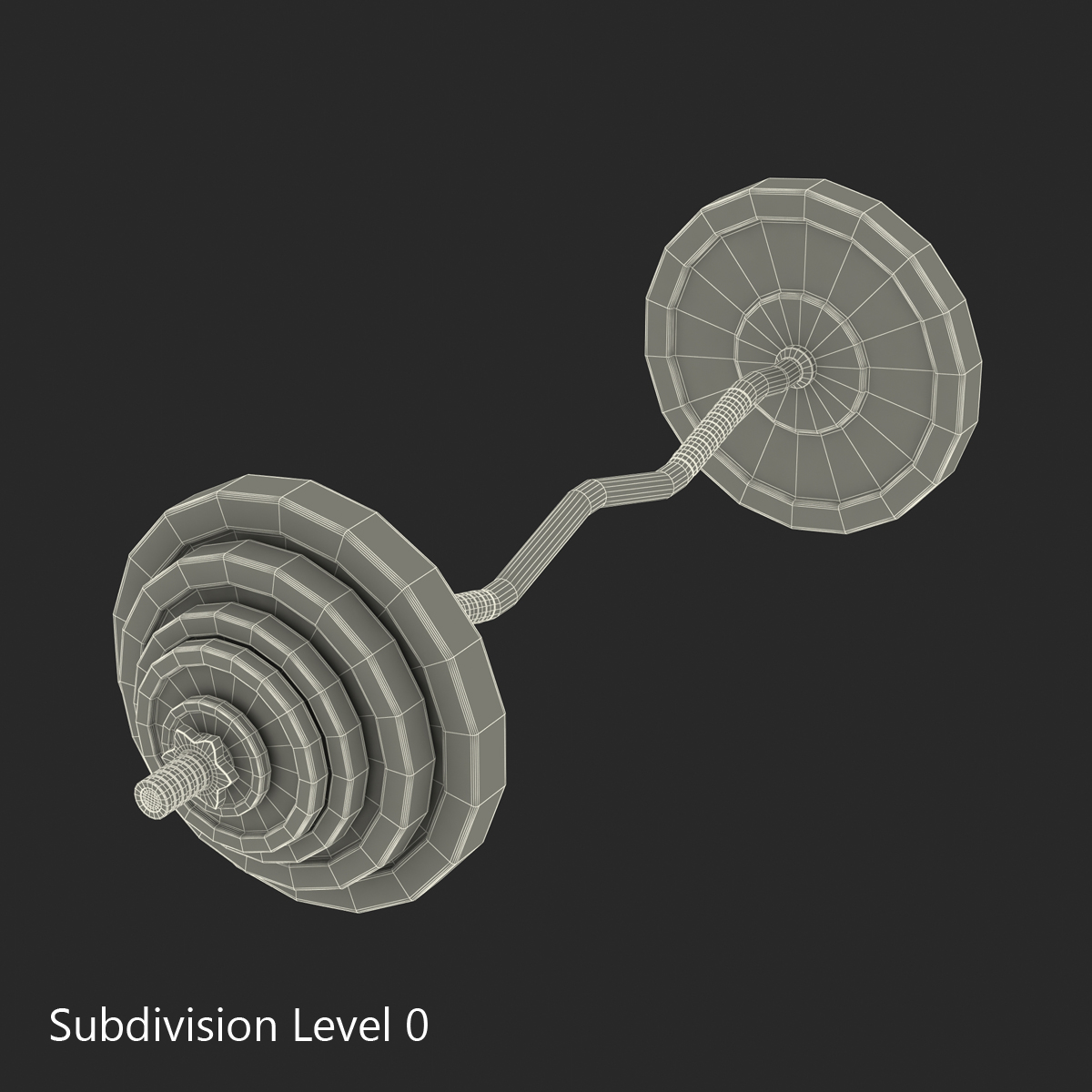 Barbell 2 3D model