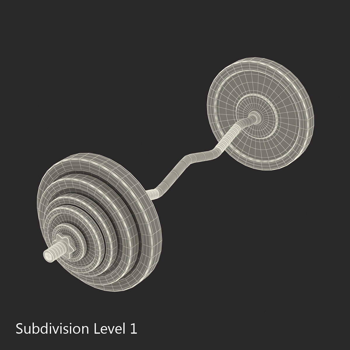 Barbell 2 3D model