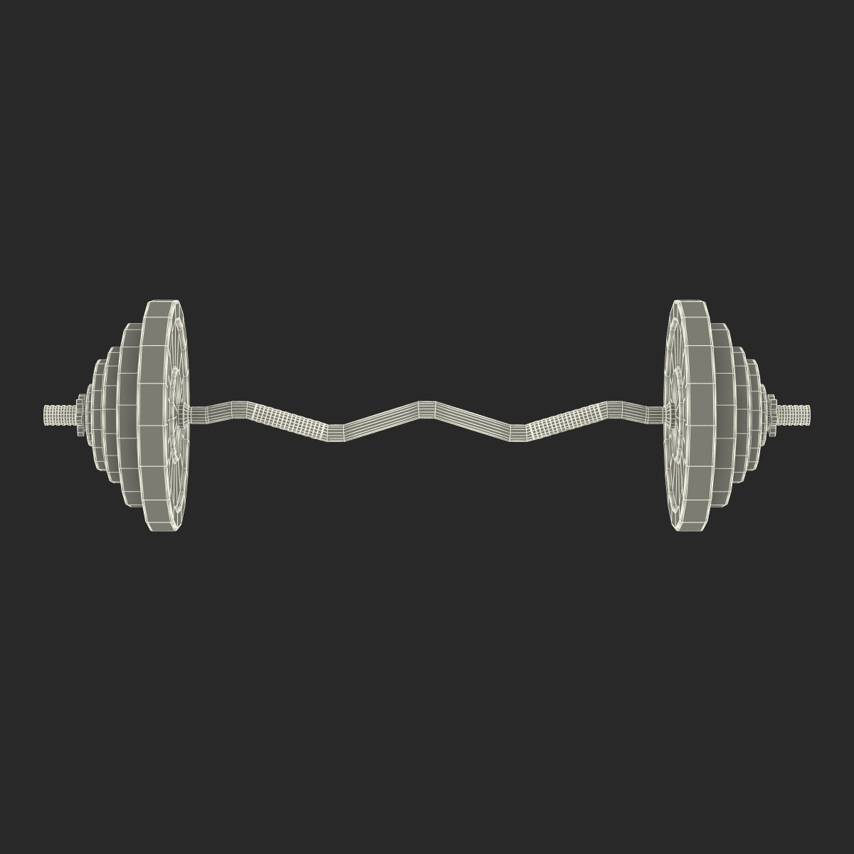 Barbell 2 3D model