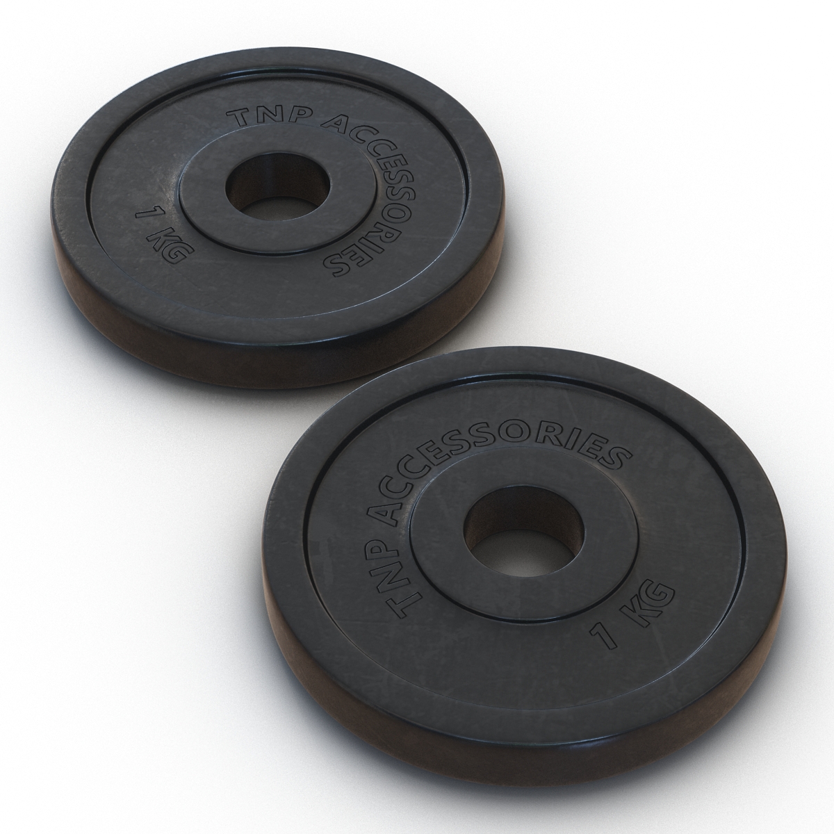 3D Barbell and Plates model