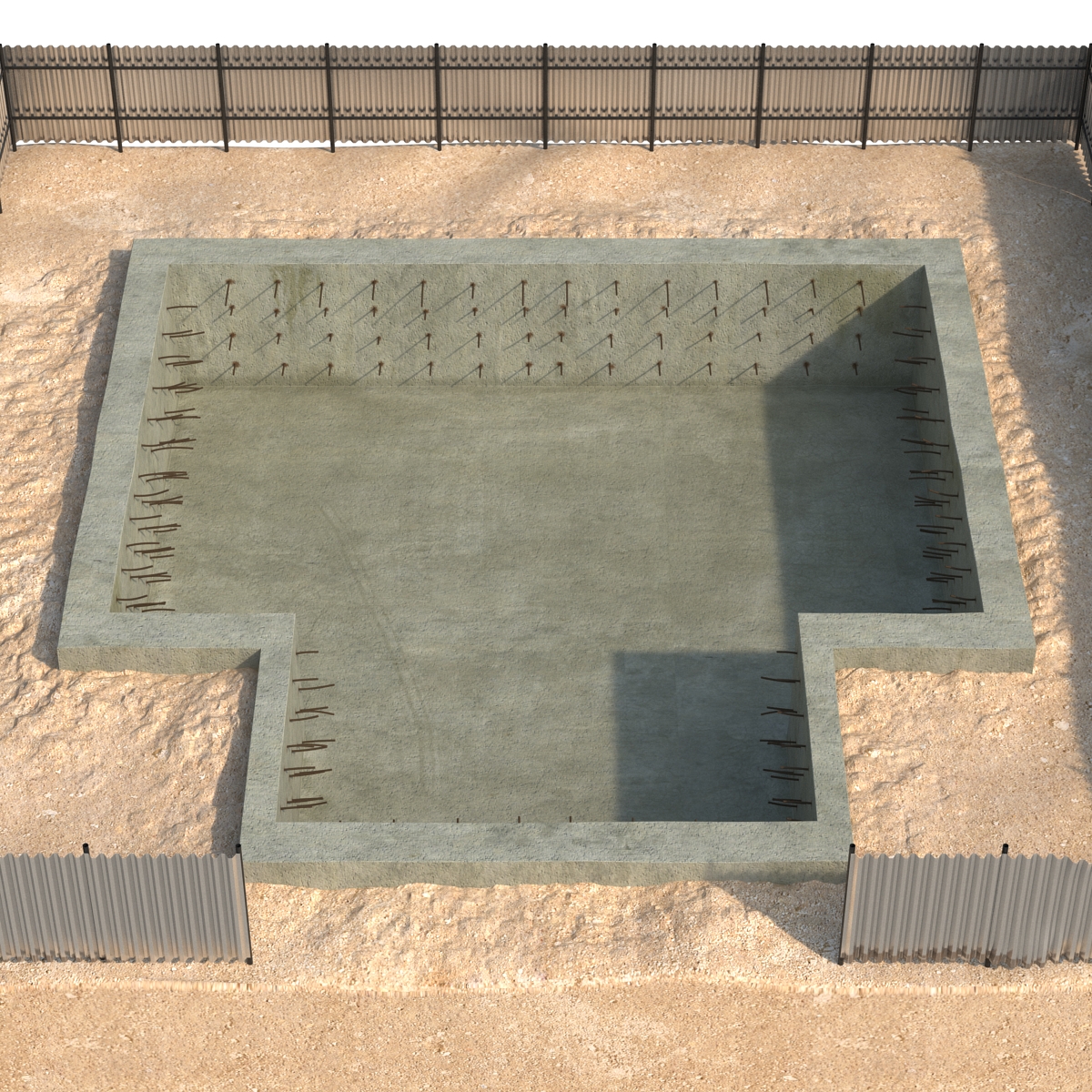 3D Construction Pit 2 model