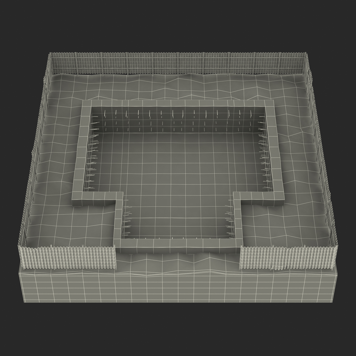 3D Construction Pit 2 model