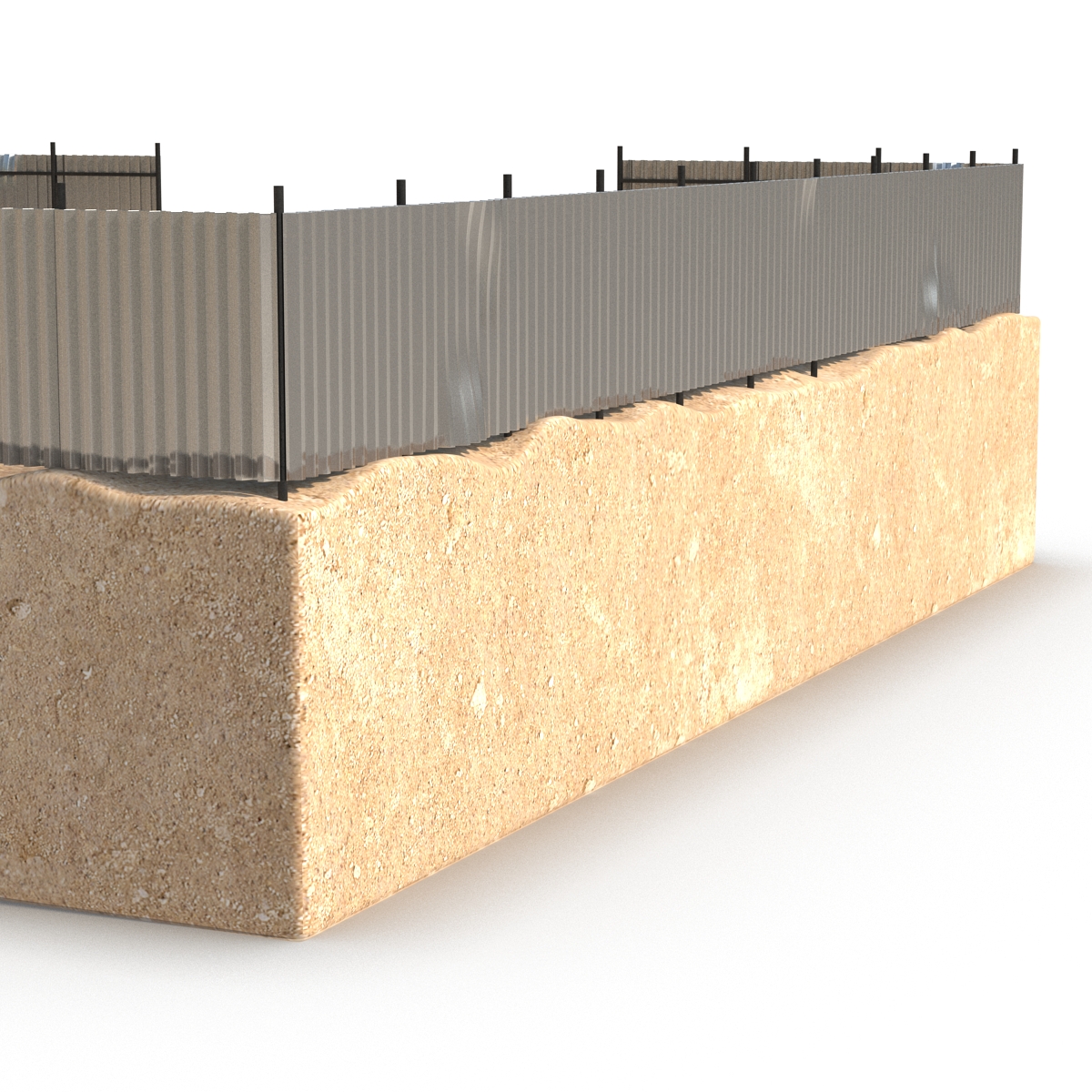 3D Construction Pit 4 model