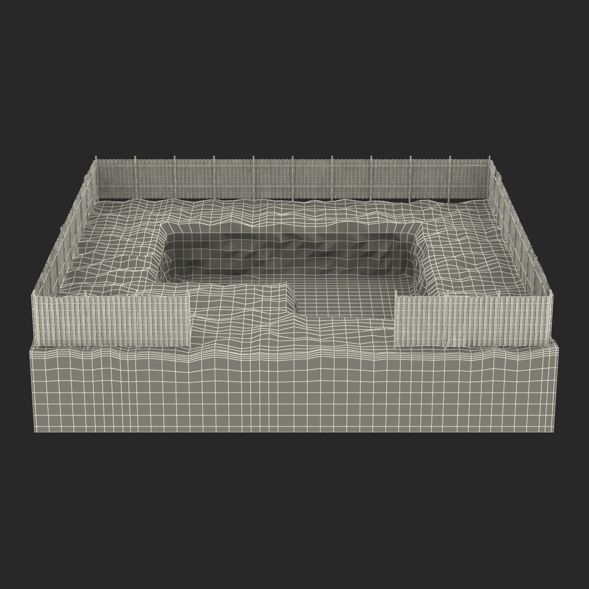 3D Construction Pit 4 model