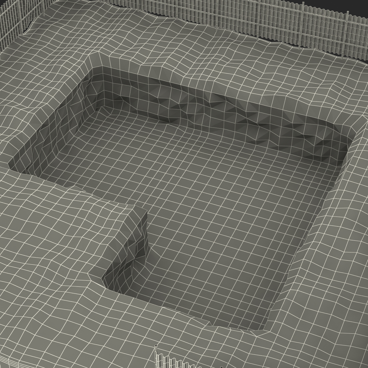 3D Construction Pit 4 model