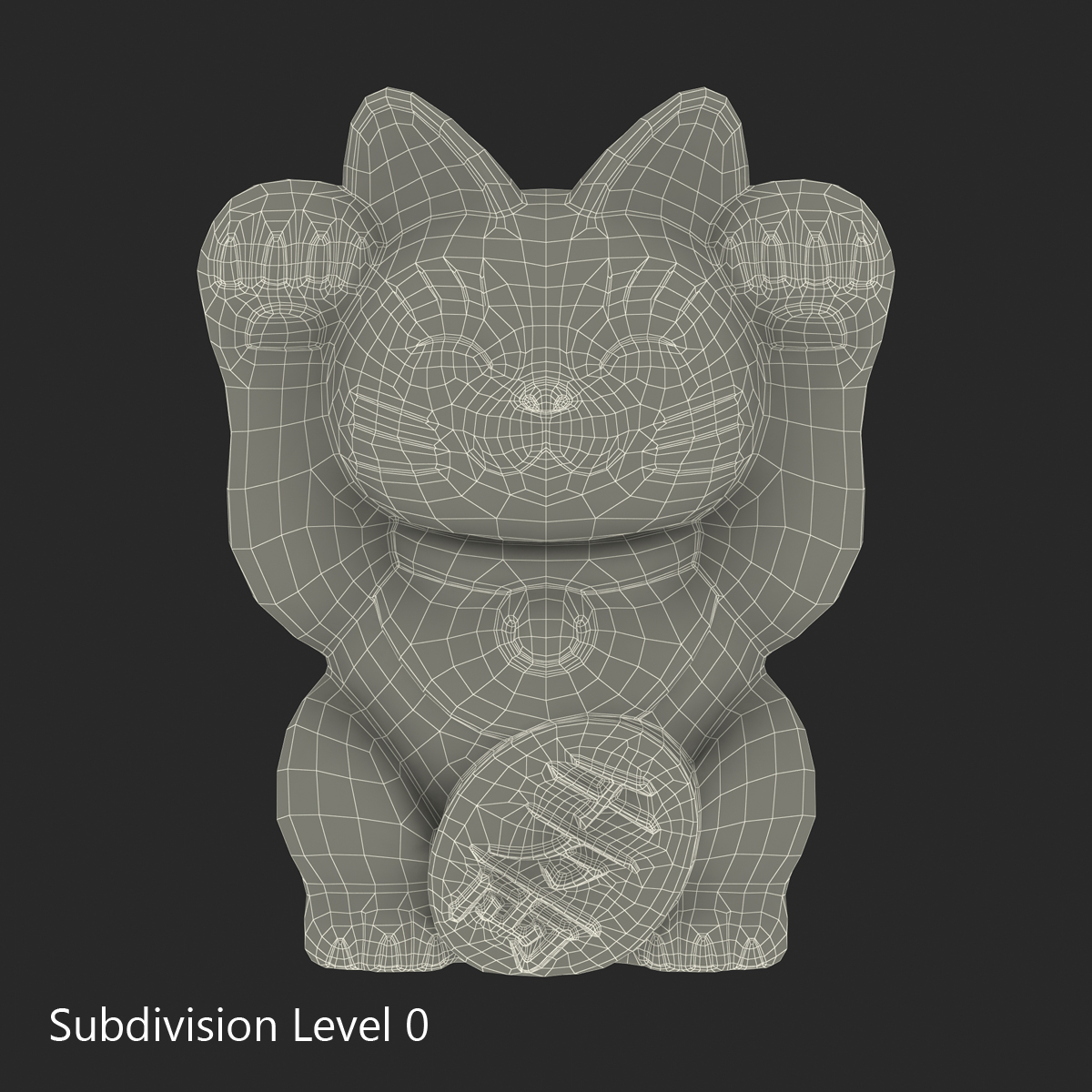 3D Maneki Neko