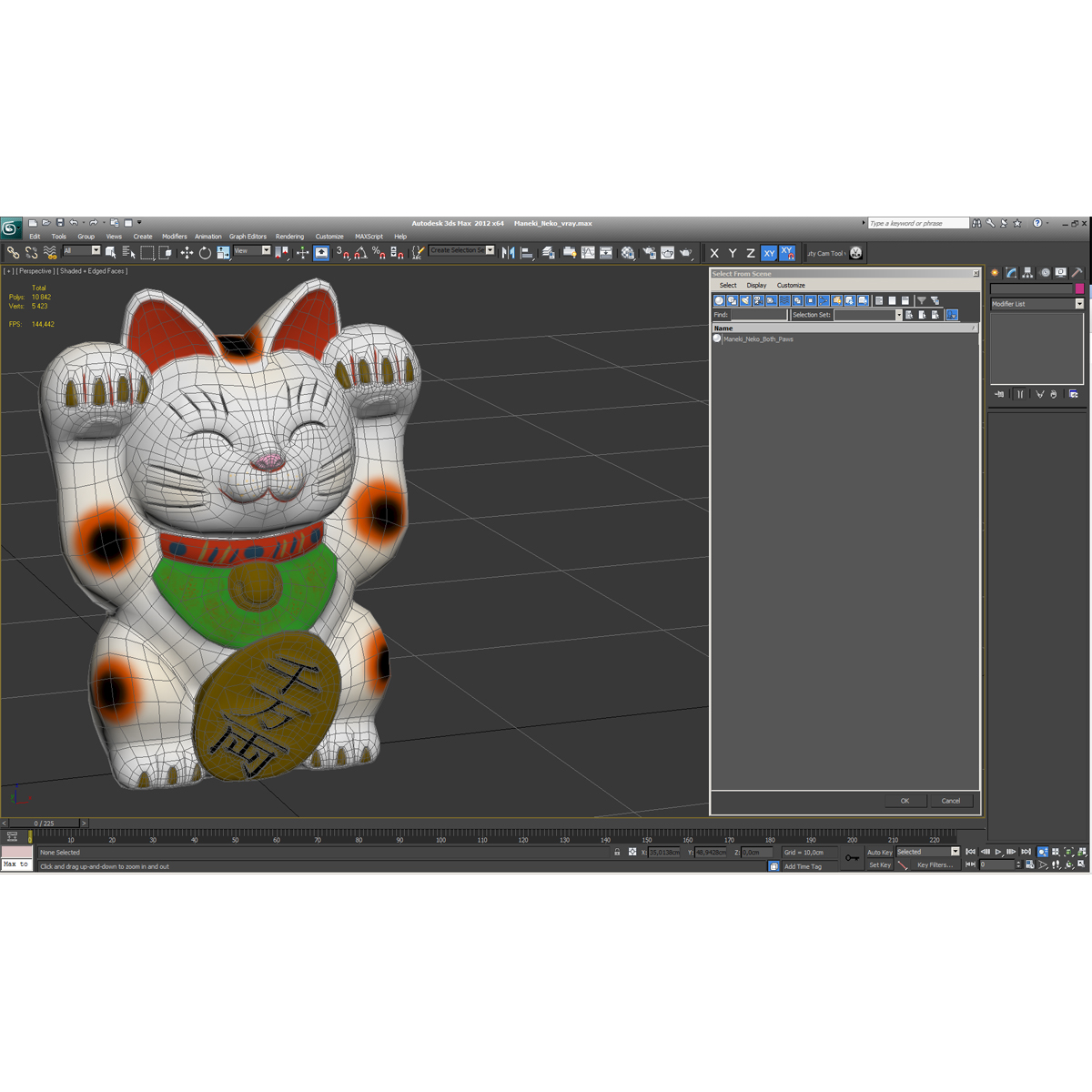 3D Maneki Neko