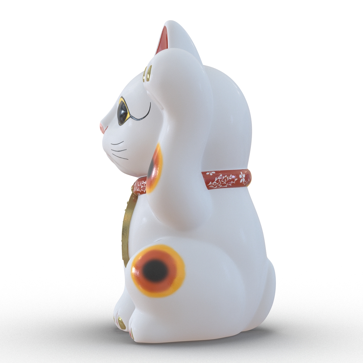 3D Maneki Neko 2 model