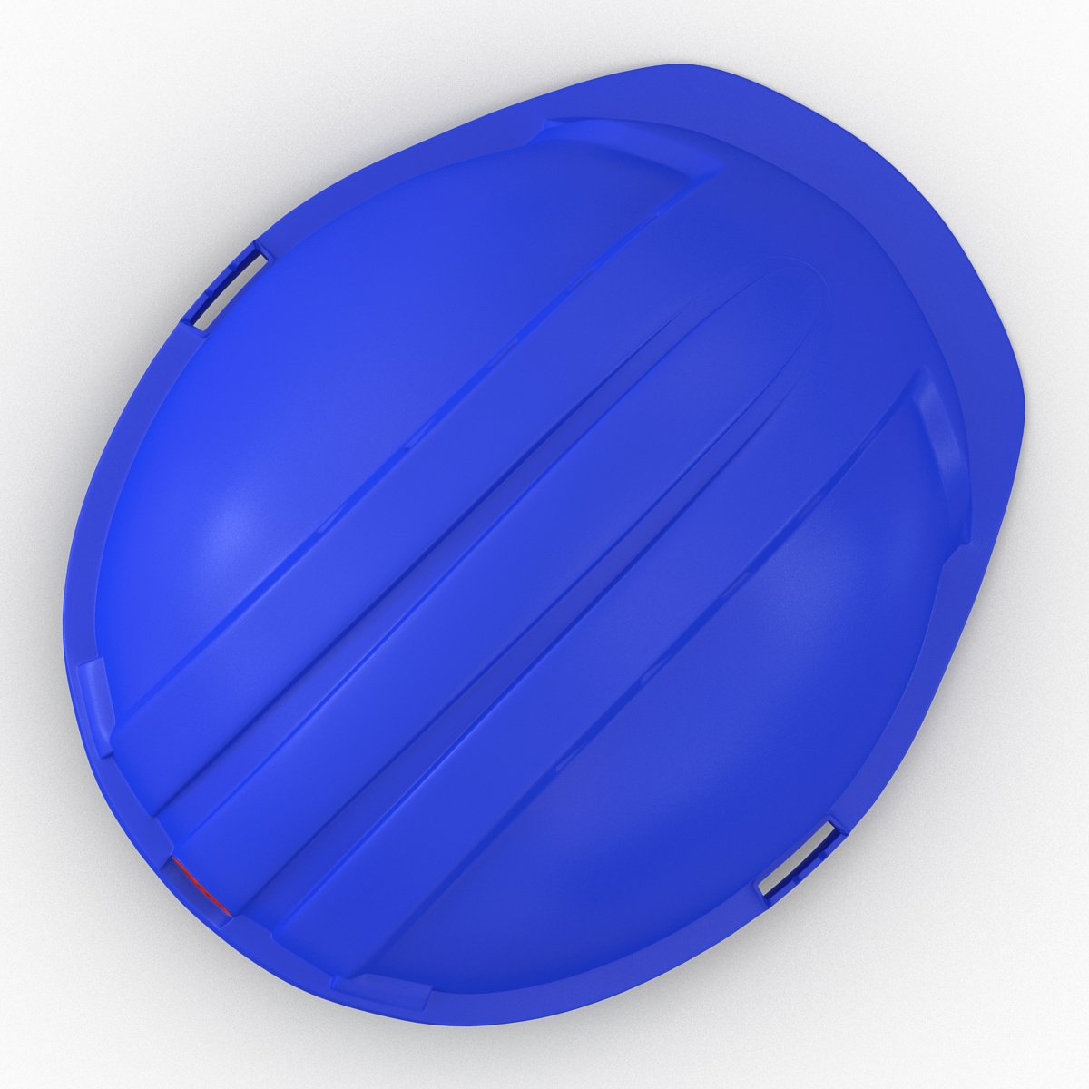 3D Safety Helmet Blue model