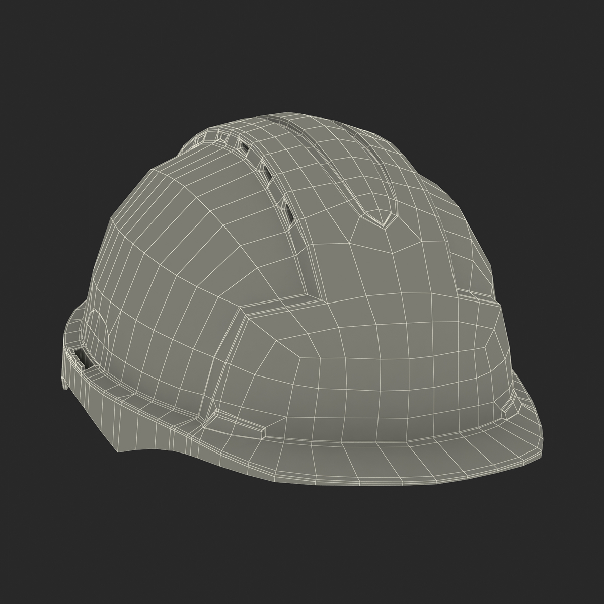 3D Safety Helmet Blue model