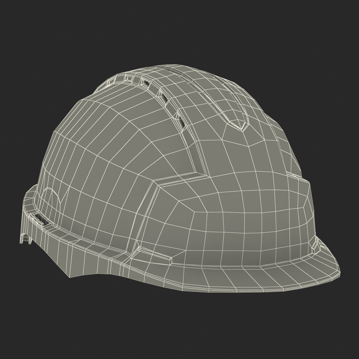 3D Safety Helmet Blue model