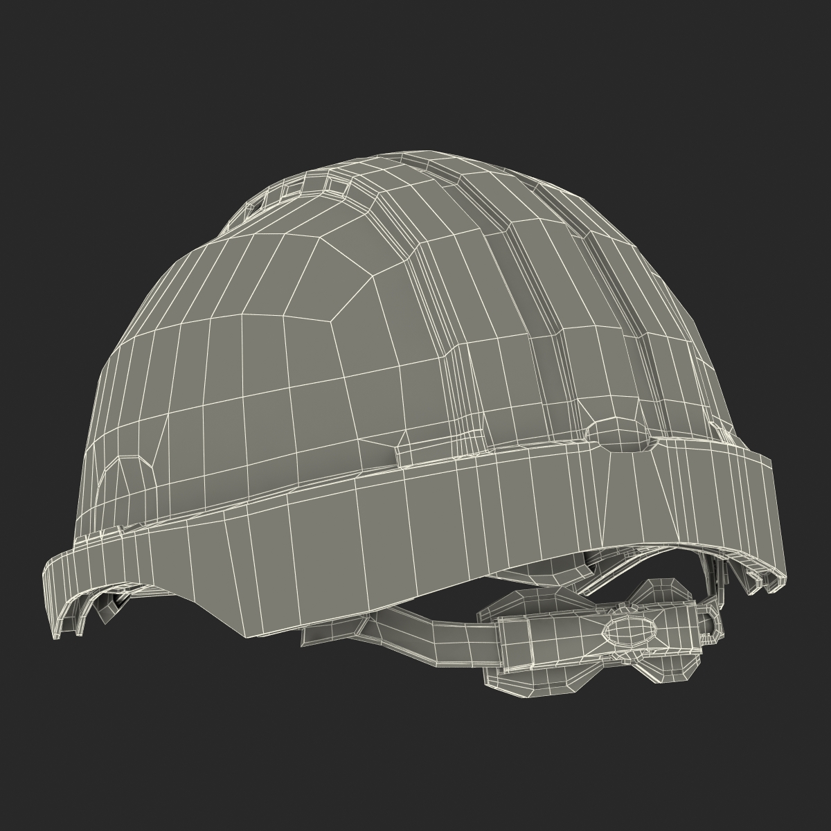 3D Safety Helmet Blue model