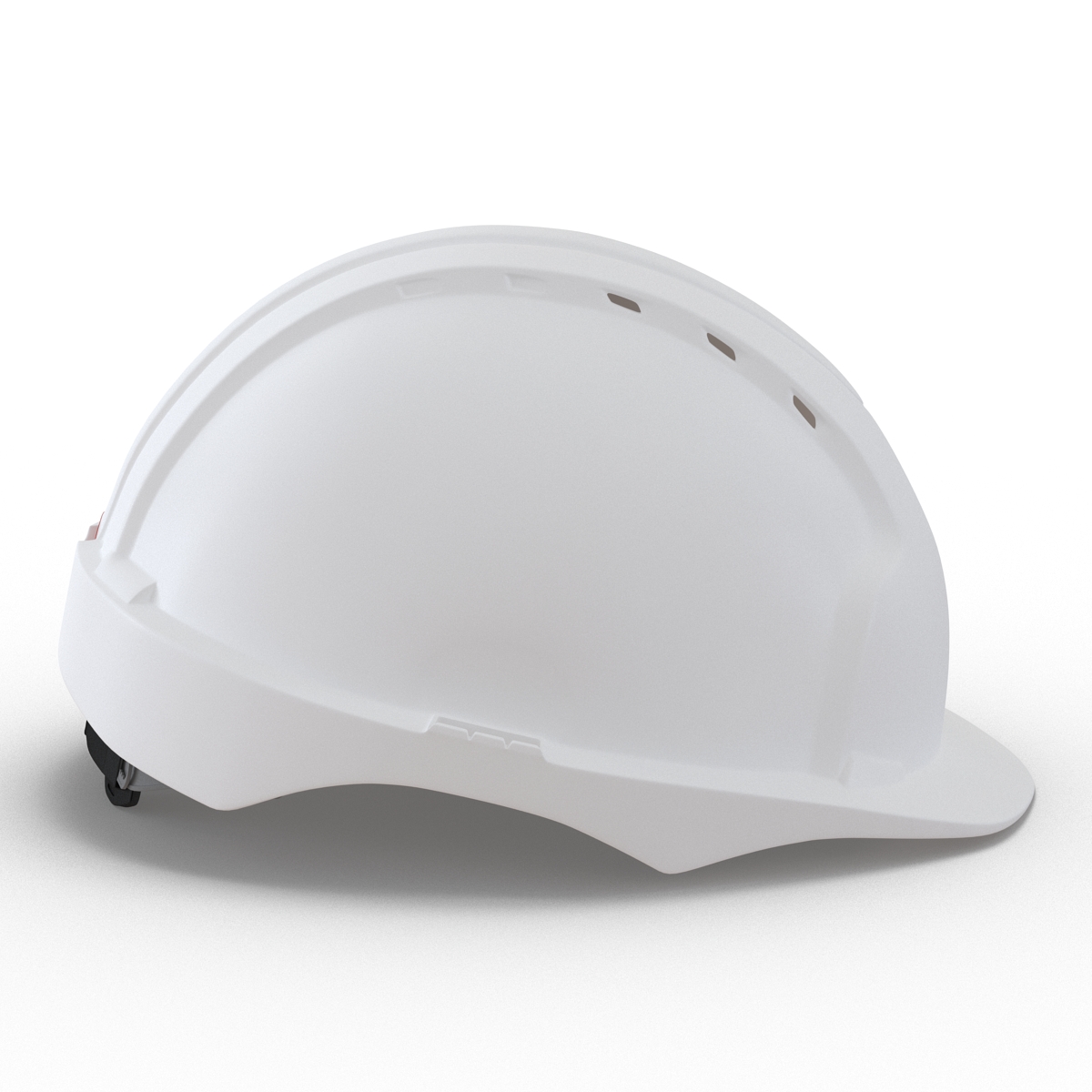 Safety Helmet White 3D model