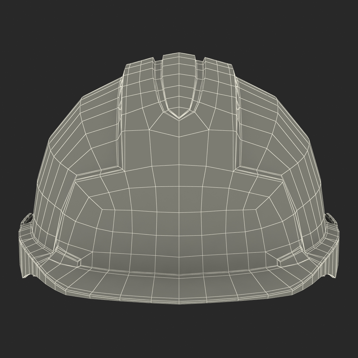 Safety Helmet White 3D model