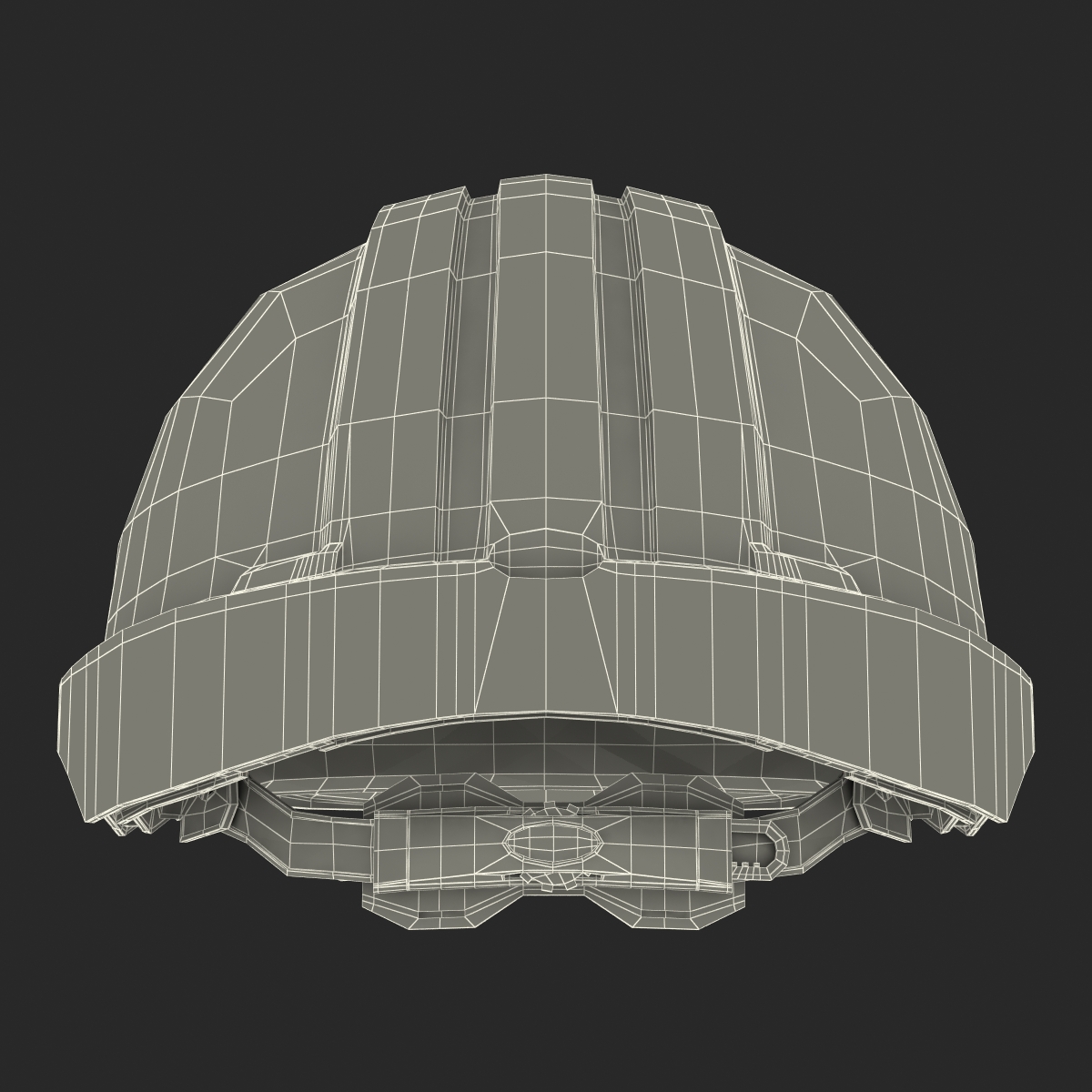 Safety Helmet White 3D model