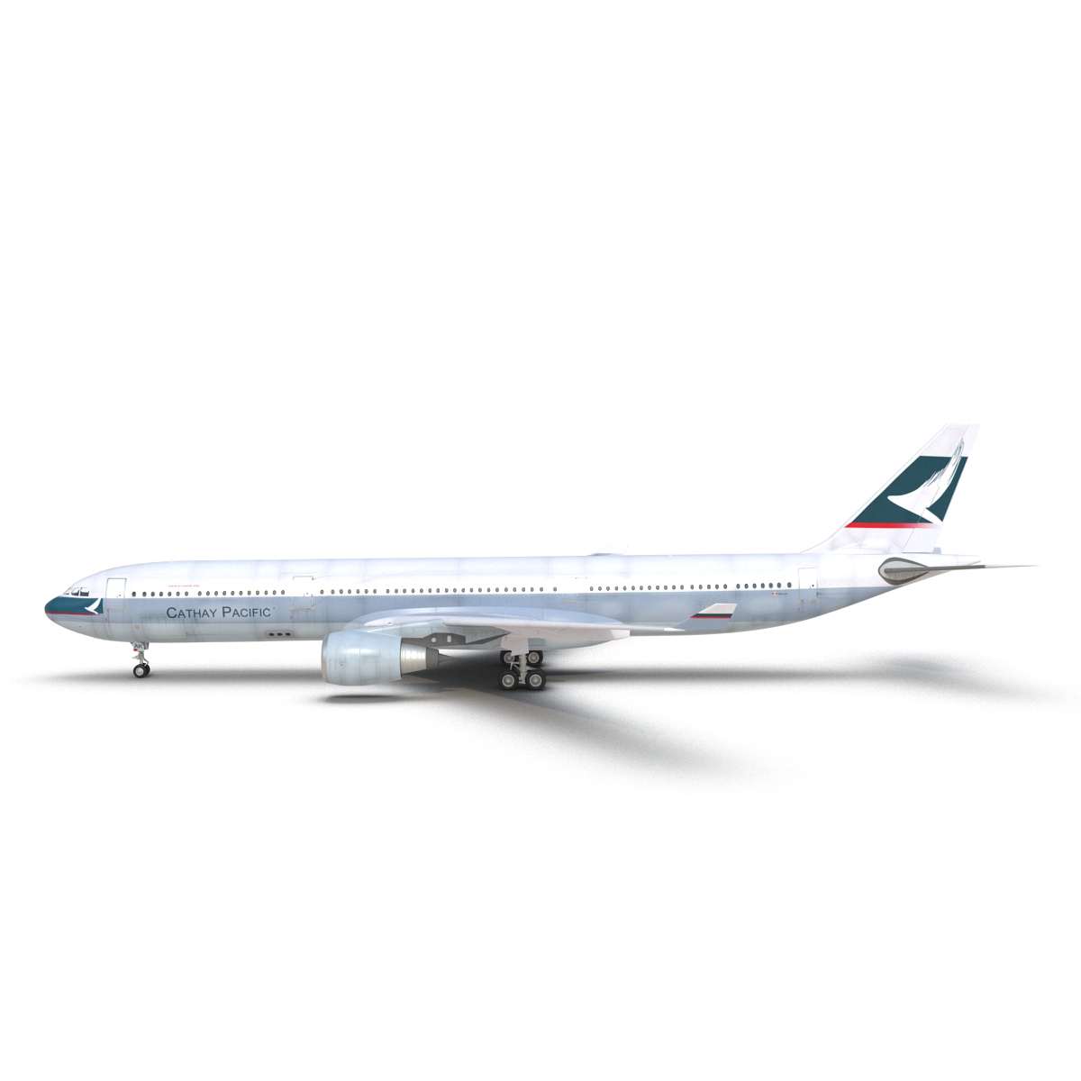 3D Jet Airliner Airbus A330-300 Cathay Pacific model