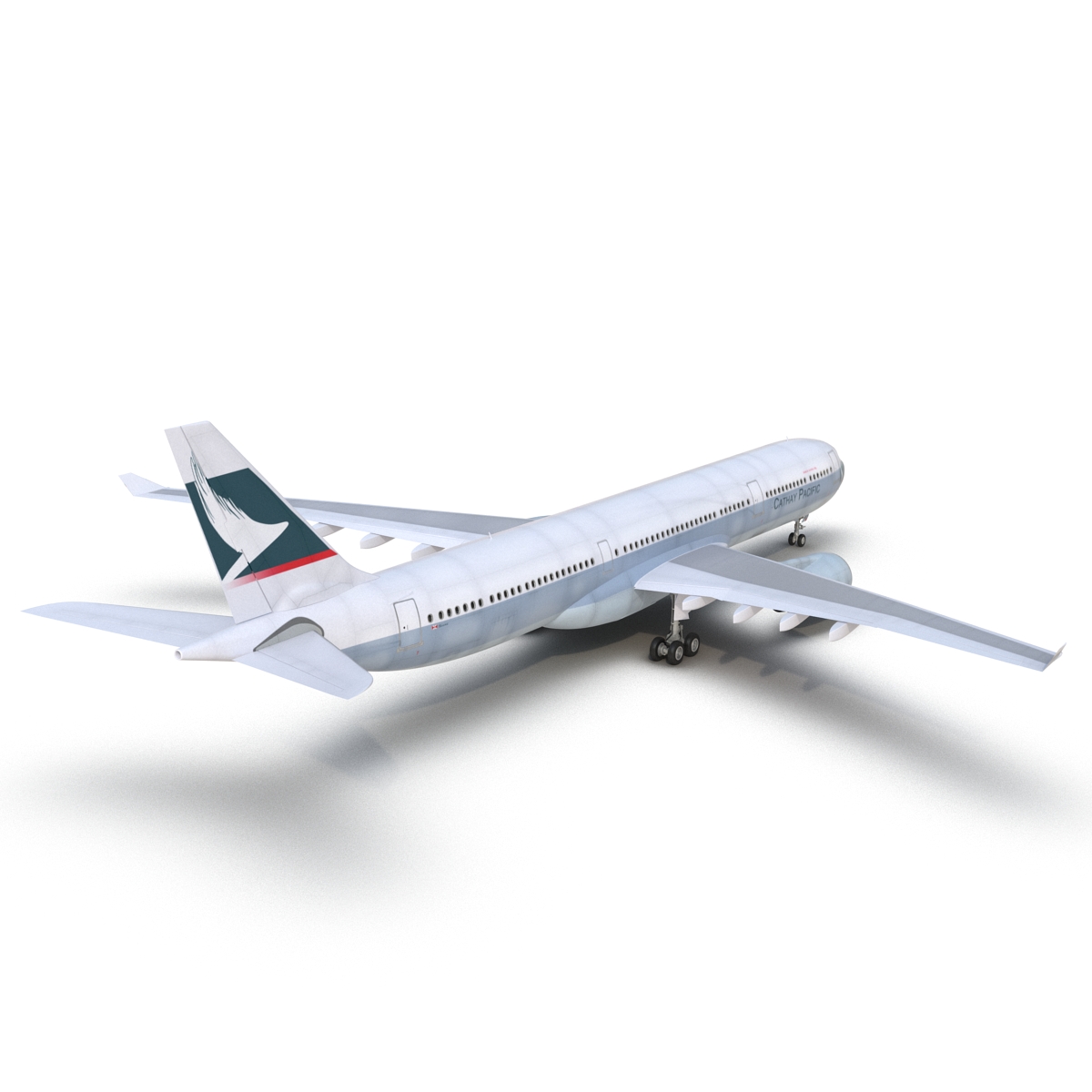 3D Jet Airliner Airbus A330-300 Cathay Pacific model