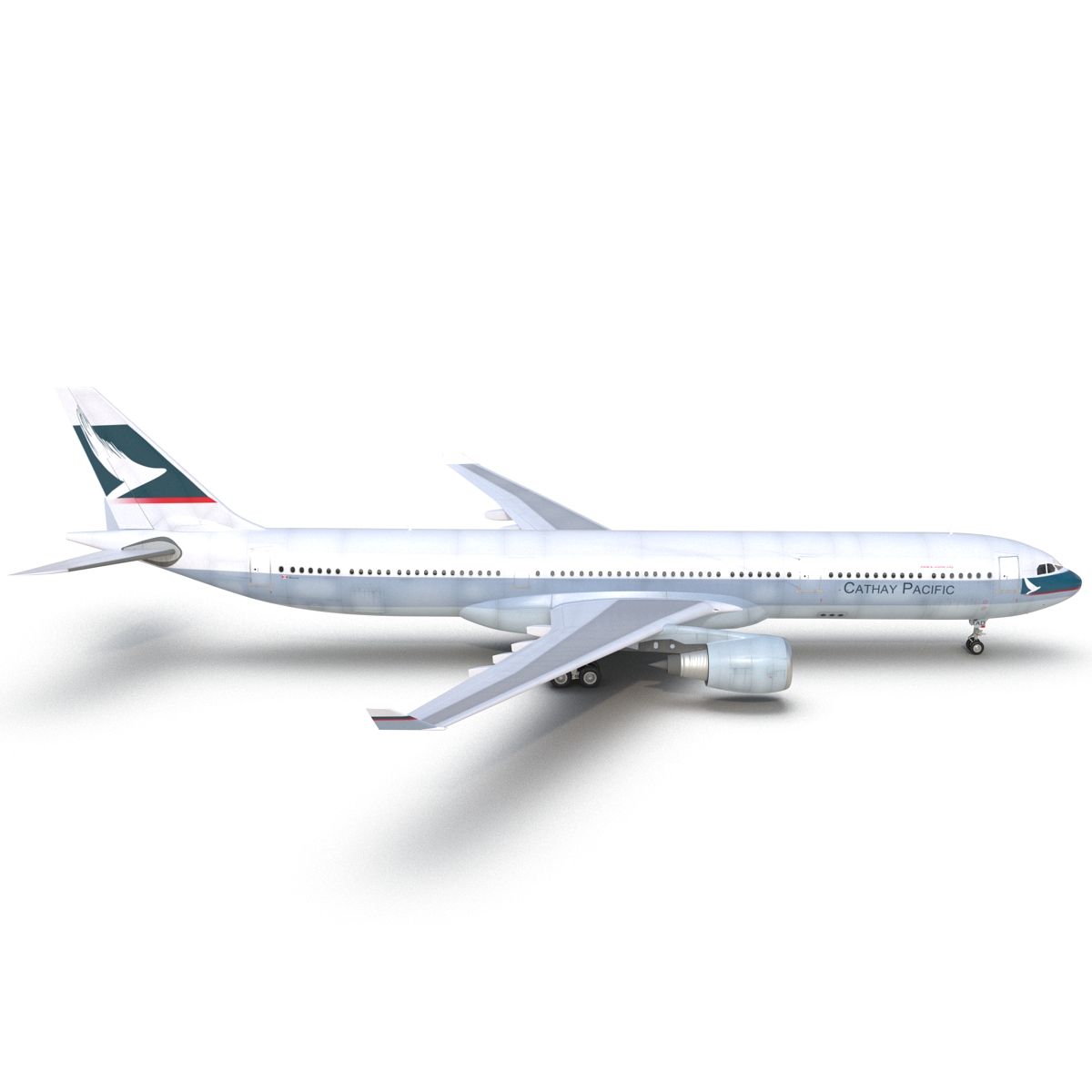 3D Jet Airliner Airbus A330-300 Cathay Pacific model